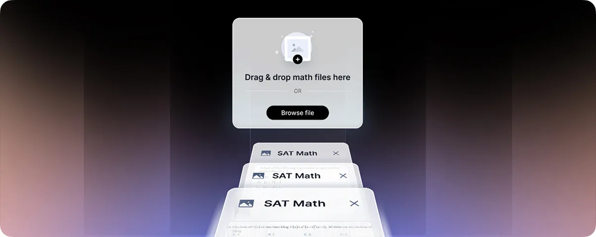 Turn any SAT Math material into ready-to-train practice